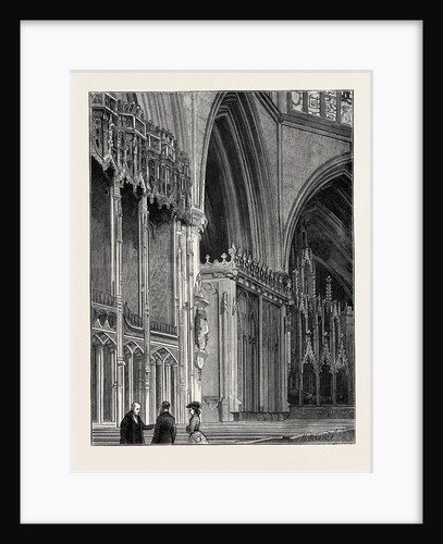 The Restoration of Tewkesbury Abbey: The Countess of Warwick's Chapel by Anonymous