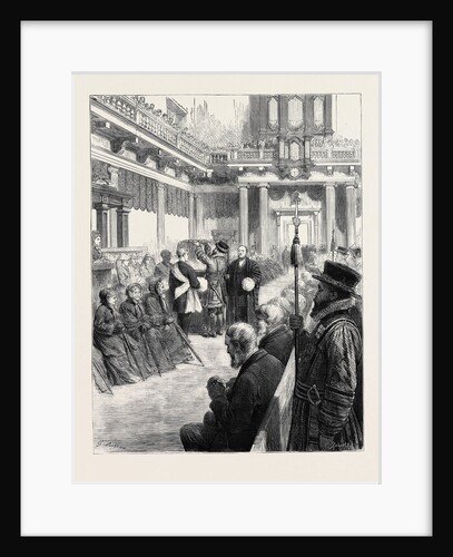 Holy Thursday: Distribution of Maunday Charity at Whitehall: Bringing in the Salver with the Royal Alms by Anonymous