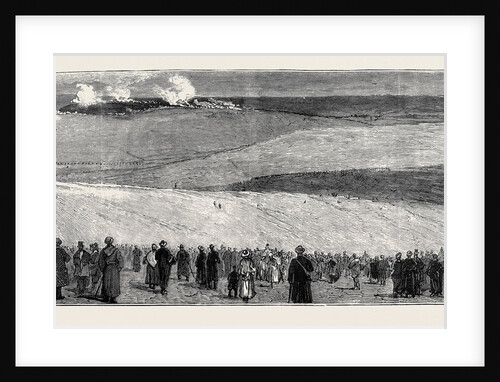 The Volunteer Review at Dunstable on Easter Monday: Distant View of the Battle by Anonymous