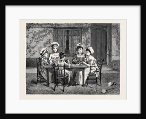 Birthday Tea from the Picture by Miss Kate Greenaway by Anonymous