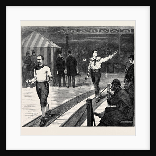 The Great Six Days' Walking Match: on the Track, Scene During the Last Day of the Race by Anonymous
