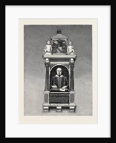 The Shakespeare Anniversary Celebration: Monument in Stratford Church by Anonymous