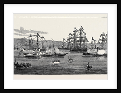 Visit of the Princess of Wales to Greece: The Arrival in the Harbour at the Piraeus by Anonymous
