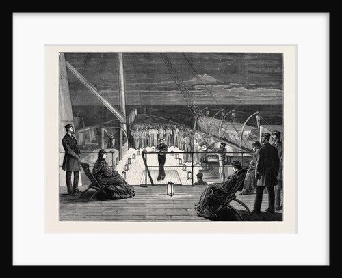 Visit of the Princess of Wales to Greece, Evening Amusement on Board the Royal Yacht Osborne by Anonymous