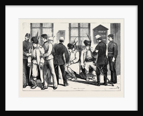 The War in the East: Invalid Romanian Soldiers at a Railway Station by Anonymous
