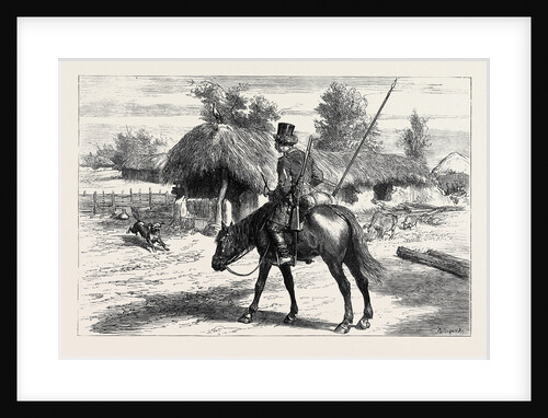 The War in the East, with the Cossacks: An Advance Guard in a Romanian Village: is Any One at Home? by Anonymous