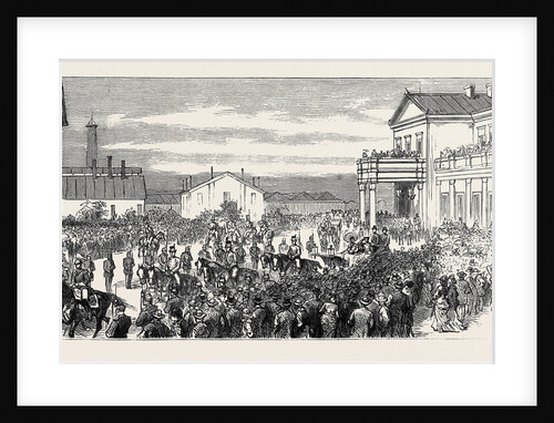 The War in the East, Arrival at Bucharest of the Grand Duke Nicholas, Commander-in-Chief of the Russian Forces by Anonymous