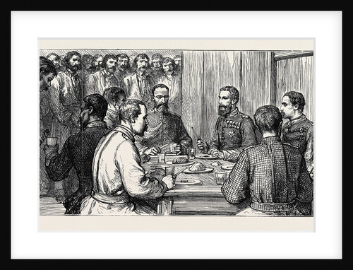 The War in the East, Prince Charles' Journey from Bucharest to Kalafat: Dejeuner À La Fourchette, Without Forks by Anonymous