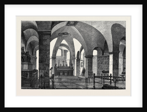 New Chapel for Early Morning Service in the Crypt of St. Paul's Cathedral, London by Anonymous