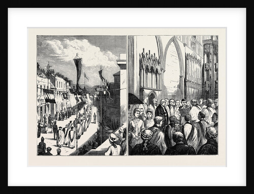 The Installation and Enthronement of the New Bishop of St. Alban's by Anonymous