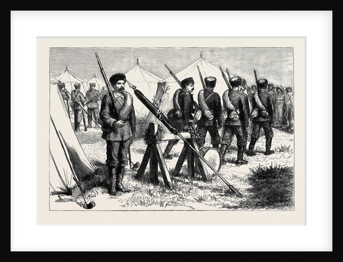 The War in the East: with the Russians, a Standard Guard in the Bulgarian Camp at Plojesti by Anonymous