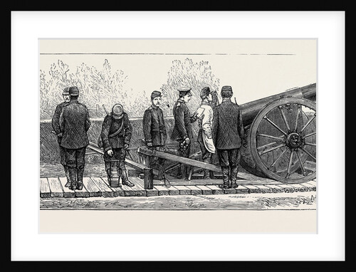 The War in the East: Russian Battery on the Heights of Ibraila by Anonymous