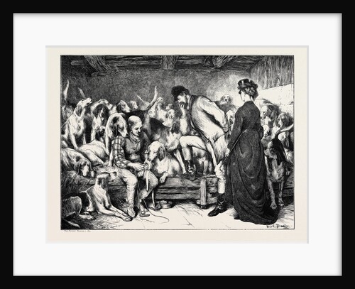 In the Kennel, 1870 by Anonymous