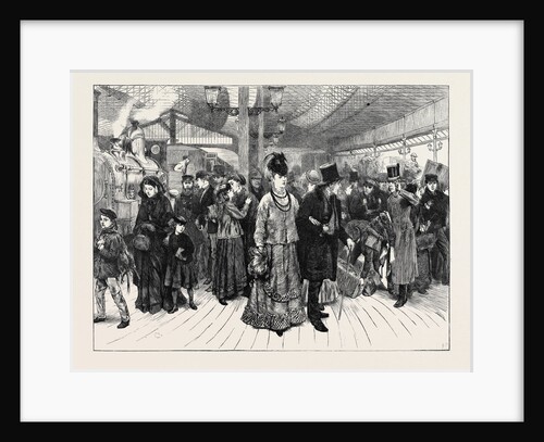 The Railway Station, 1870 by Anonymous