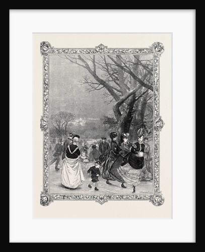 Skating, 1869 by Anonymous