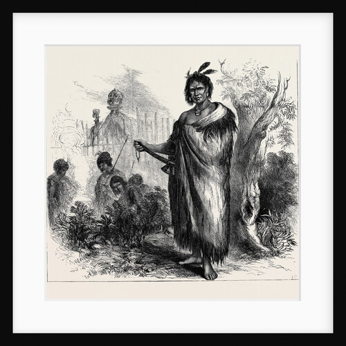 Te Kooti, the Maori Chief and Leader of Insurgents in New Zealand, 1870 by Anonymous
