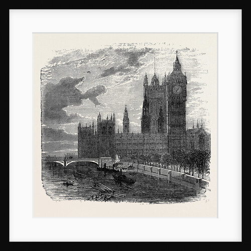 Views on the Embankment, Westminster, London, 1870 by Anonymous