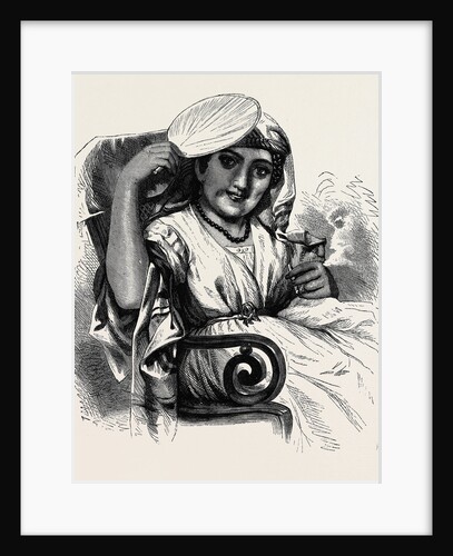 Mulatto Girl, 1870 by Anonymous