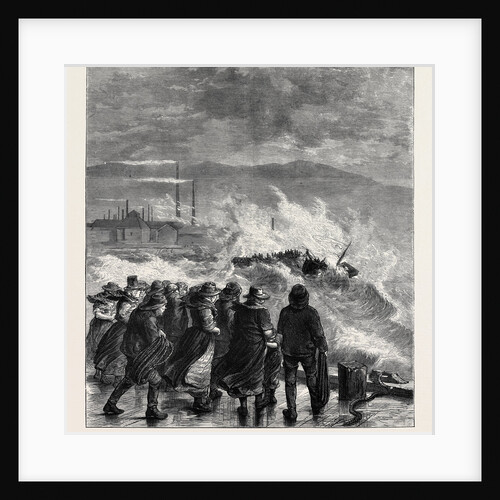 Wreck in Swansea Bay, 1870 by Anonymous