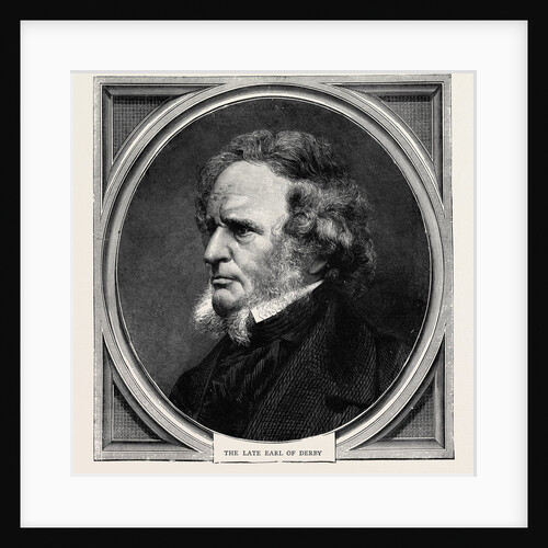 The Late Earl of Derby, 1870 by Anonymous