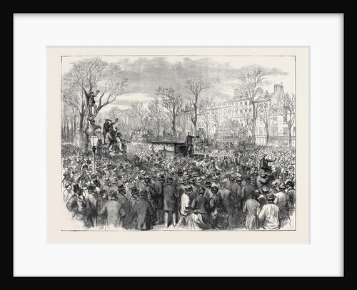 Funeral of Victor Noir, 1870 by Anonymous