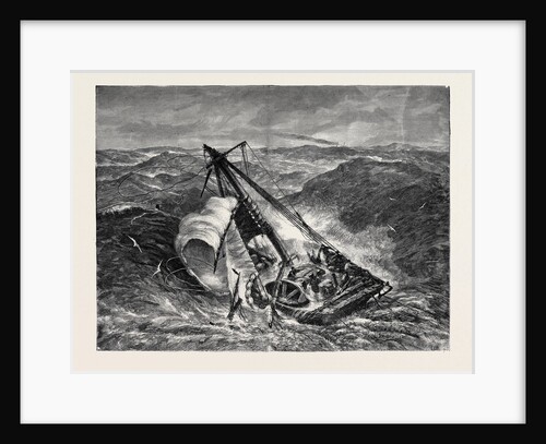 A Gale in the North Sea, 1870 by Anonymous