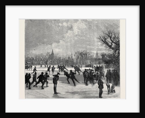 Skating at Oxford, 1870 by Anonymous