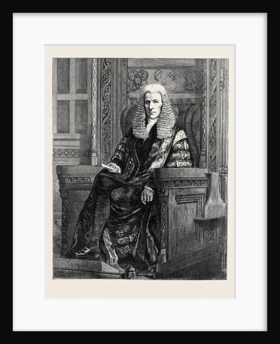 The Right Honourable the Speaker of the House of Commons, 1870 by Anonymous