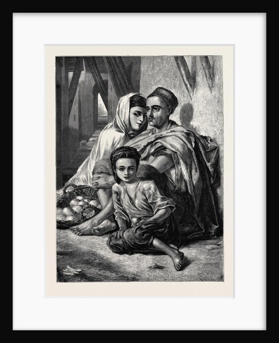 Kabyle Orange Sellers in Algiers, 1870 by Anonymous