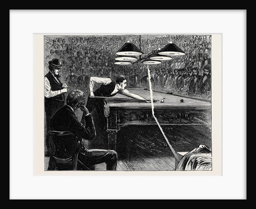 Billiards, 1870 by Anonymous