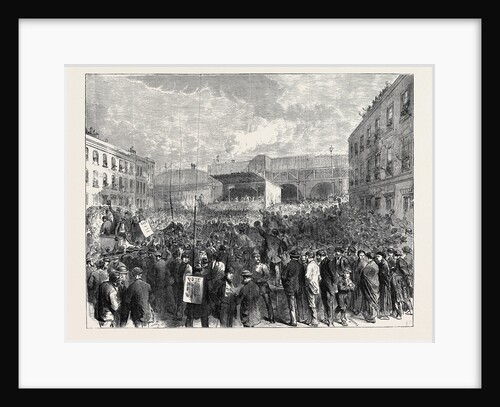 Southwark Election, London, 1870 by Anonymous
