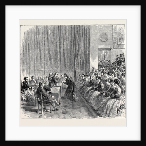 Presentation of Prizes by Prince Teck at the South Kensington Museum, London, 1870 by Anonymous