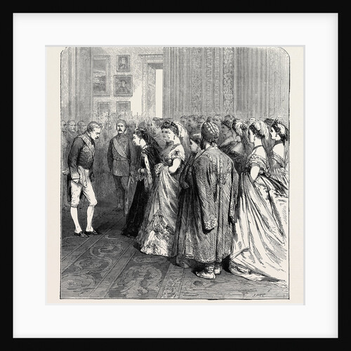 Court at Buckingham Palace, London, 1870 by Anonymous