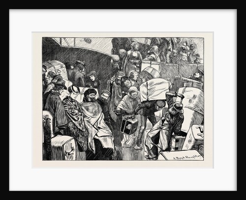 The Embarcation on a Ship Bound for America, 1870 by Anonymous