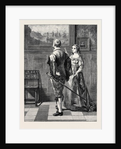 J'Y Etais from a Painting by F. Willems by Anonymous