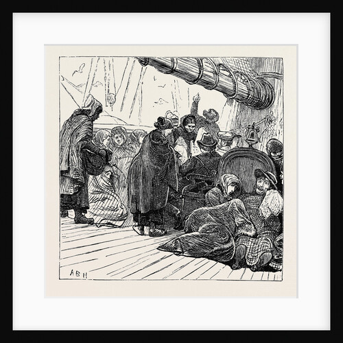 On the Atlantic Steamer: Off Queenstown, 1870 by Anonymous