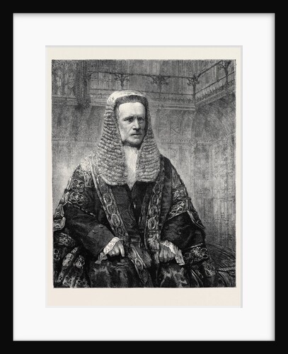 The Lord Chancellor, 1870 by Anonymous