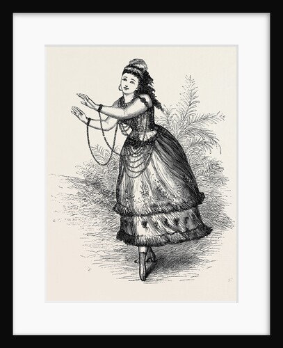 Mrs. Wood As Pocahontas in La Belle Sauvage, 1870 by Anonymous
