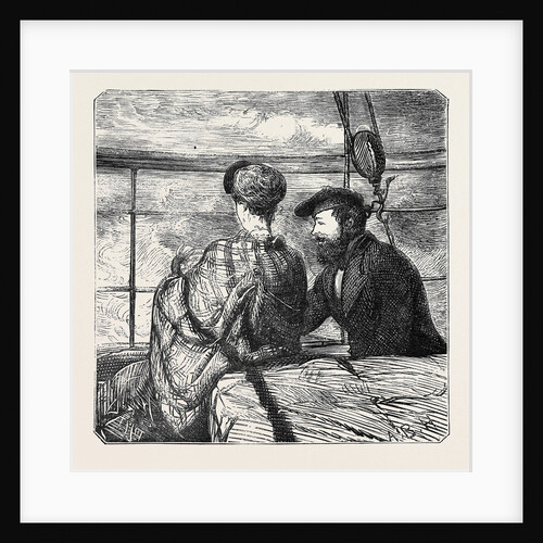 On the Atlantic Steamer: Moonshine, 1870 by Anonymous