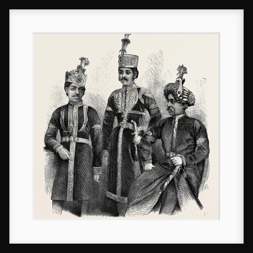 His Highness the Nawab Nazim of Bengal, Behar, and Orissa and His Sons, 1870 by Anonymous