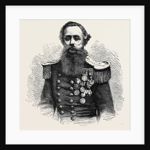 Captain Cowper Phipps Coles, 1870 by Anonymous