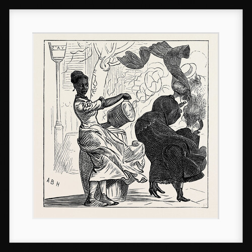 New York: The Dust Barrel Nuisance, 1870 by Anonymous