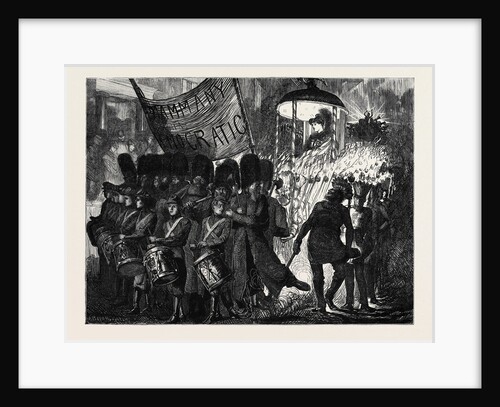 Tammany Democratic Procession in New York, 1870 by Anonymous