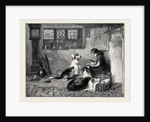 The Orphans, a Drawing in the Dudley Gallery, 1870 by Anonymous