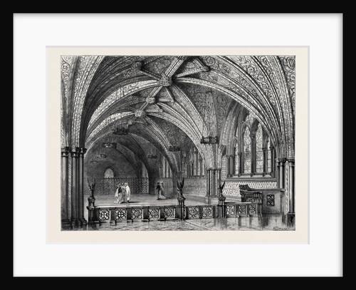 St. Stephen's Crypt, Westminster, London, 1870 by Anonymous