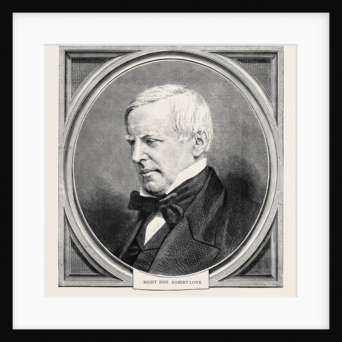 Right Hon. Robert Lowe by Anonymous
