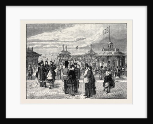 The Volunteers at Brighton, the New Pier, 1870 by Anonymous