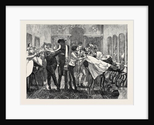 Barber's Saloon, New York, 1870 by Anonymous