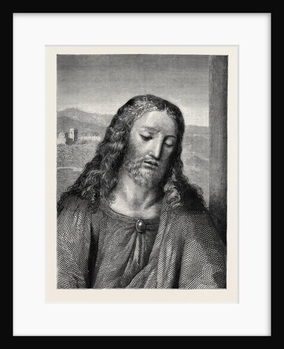 Head of Our Saviour from Leonardo Da Vinci's Last Supper by Anonymous