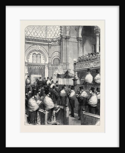 Consecration of the New Central Synagogue in Great Portland Street, 1870 by Anonymous